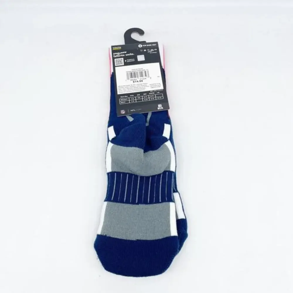 NFL Houston Texans‎ Youth For Bare Feet Team Socks Quarter Length Socks Blue Red